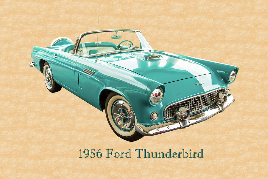1956 Ford Thunderbird 5510.03 Photograph by M K Miller