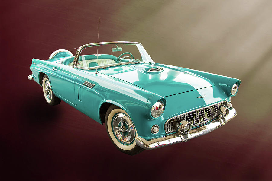 1956 Ford Thunderbird 5510.05 Photograph by M K Miller