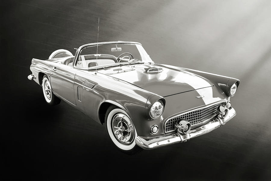 1956 Ford Thunderbird 5510.54 Photograph by M K Miller