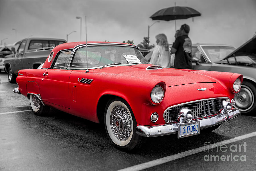 Classic Cars Photograph - 1956 Ford Thunderbird by Gene Healy