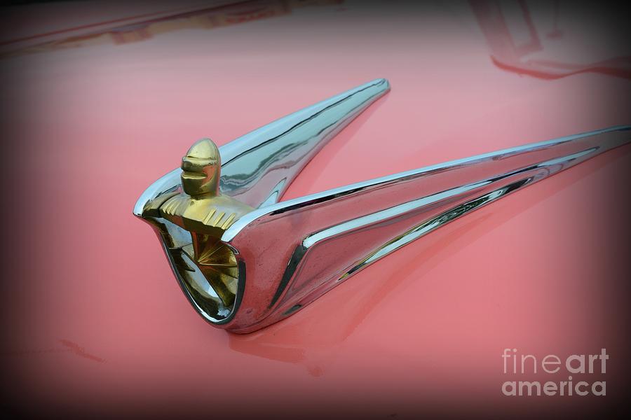1956 Lincoln Continental Premiere Hood Ornament  Photograph by Paul Ward