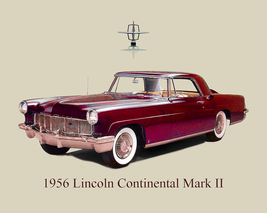 1956 Lincoln M K  I I Photograph by Jack Pumphrey