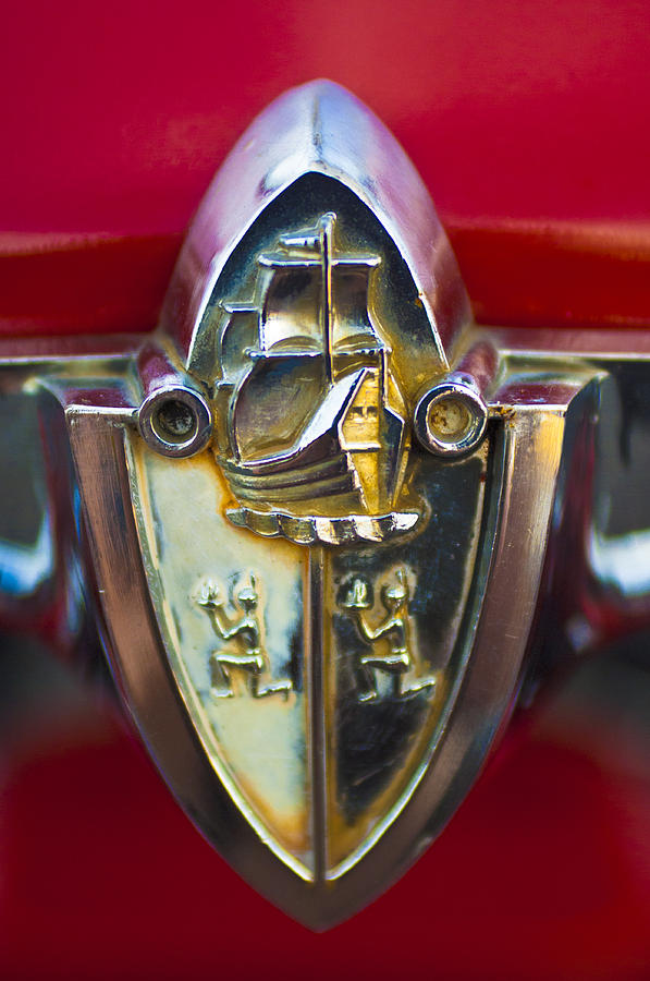 1956 Plymouth Belvedere Emblem 2 Photograph by Jill Reger