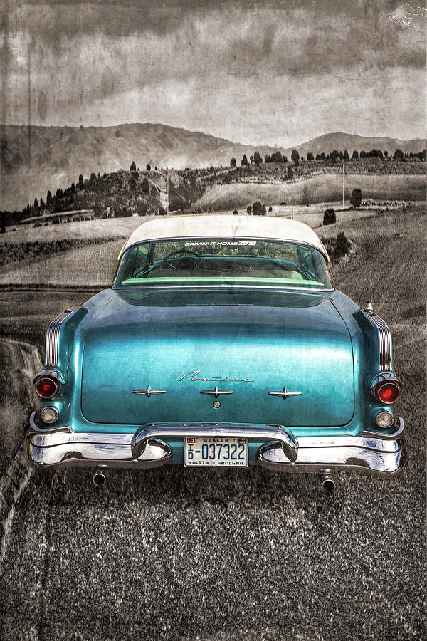 1956 Pontiac Drive in the Country Selected Color Photograph by Debra and Dave Vanderlaan
