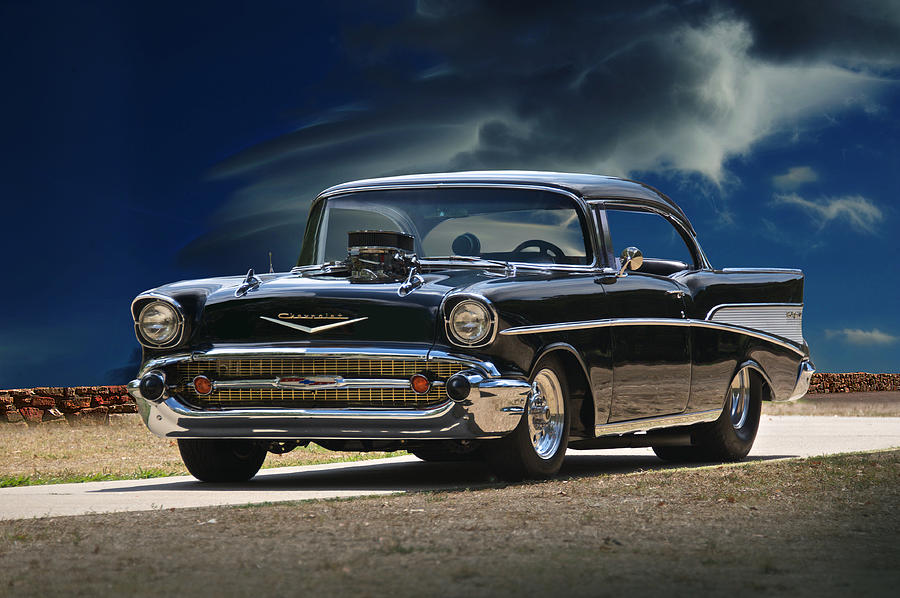 1957 Chevrolet Bel Air 'Serious Business' II Photograph by Dave Koontz ...