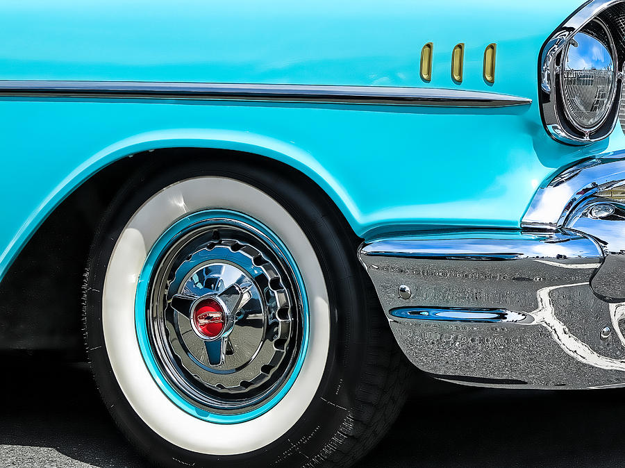 1957 Chevrolet Teal Photograph
