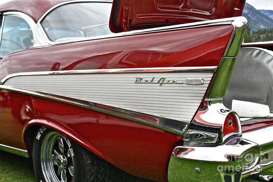 1957 Chevy Bel Air Photograph by Linda Bianic