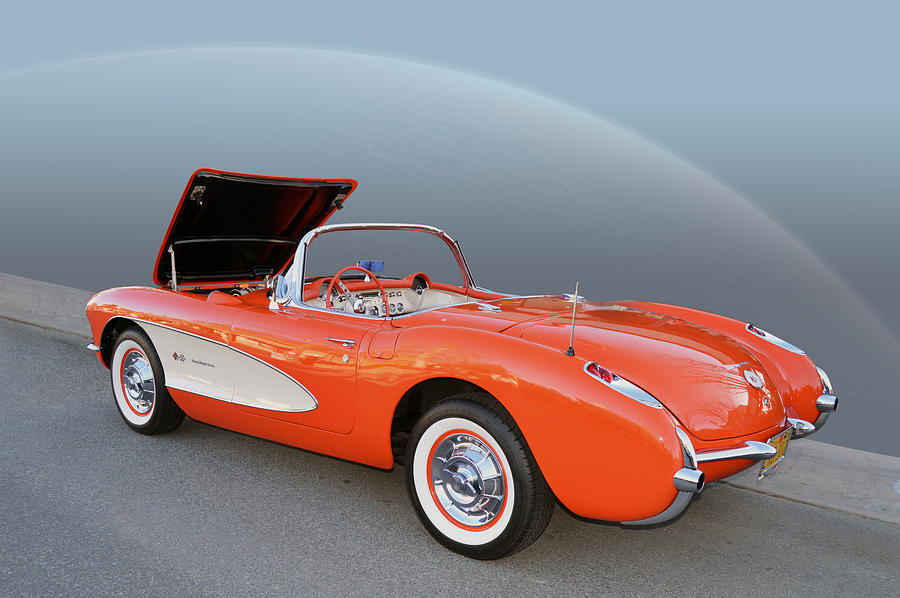 1957 Corvette Fuelly Photograph by Bill Dutting