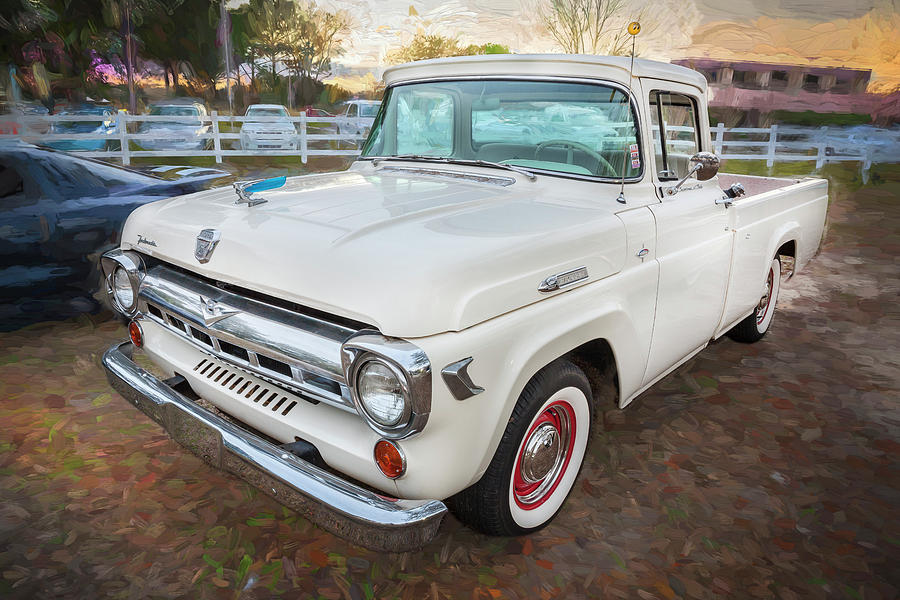 1957 Ford F100 Pickup Truck  Photograph by Rich Franco