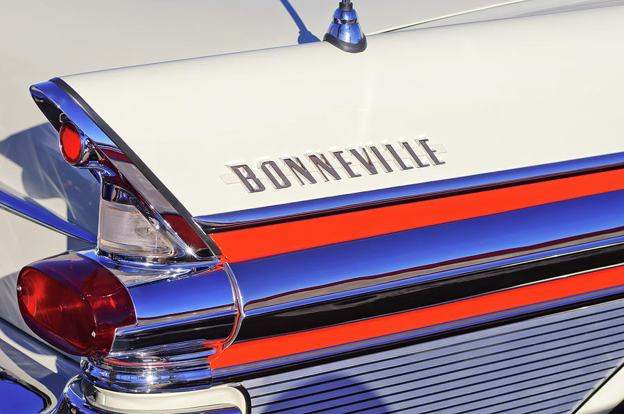 1957 Pontiac Bonneville Taillights Photograph by Jill Reger