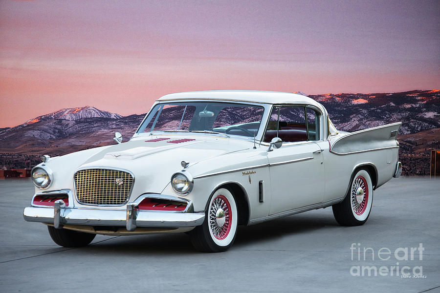 Automobile Photograph - 1957 Studebaker Golden Hawk by Dave Koontz