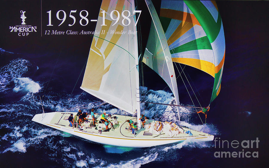 1958 - 1987 Americas Cup History Photograph by Chuck Kuhn