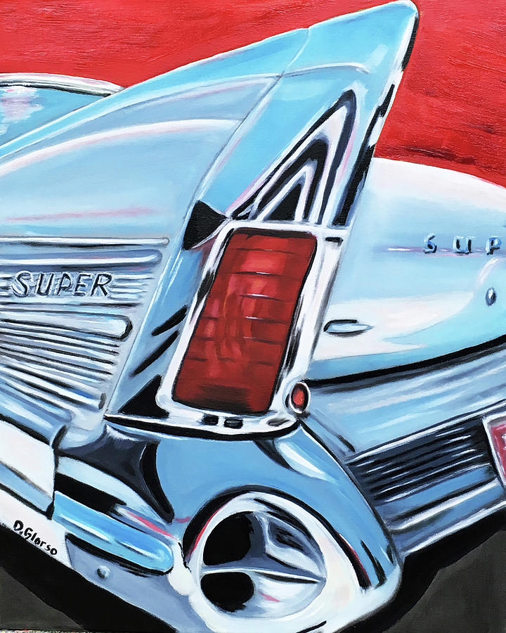 1958 Buick Super Painting by Dean Glorso