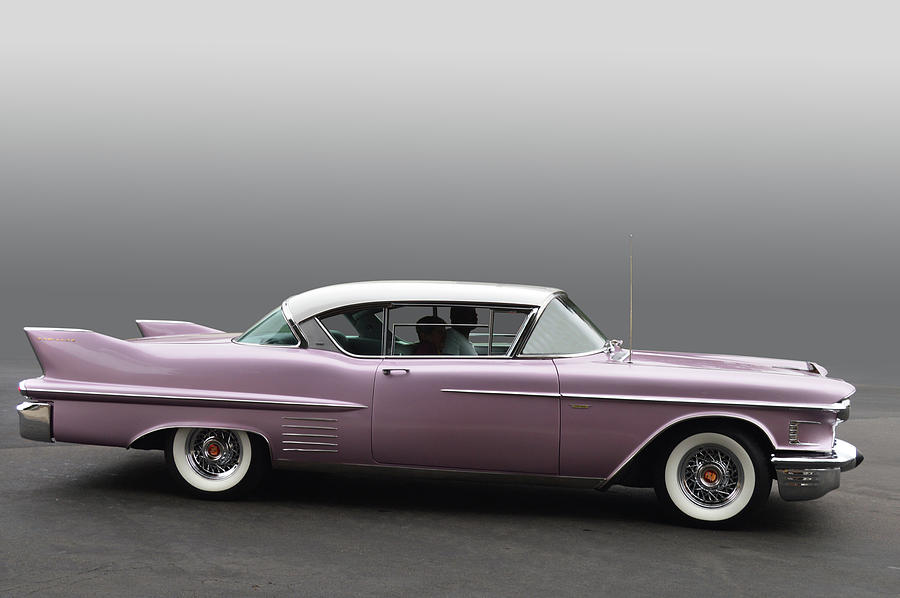 1958 Cadillac Coupe Photograph by Bill Dutting