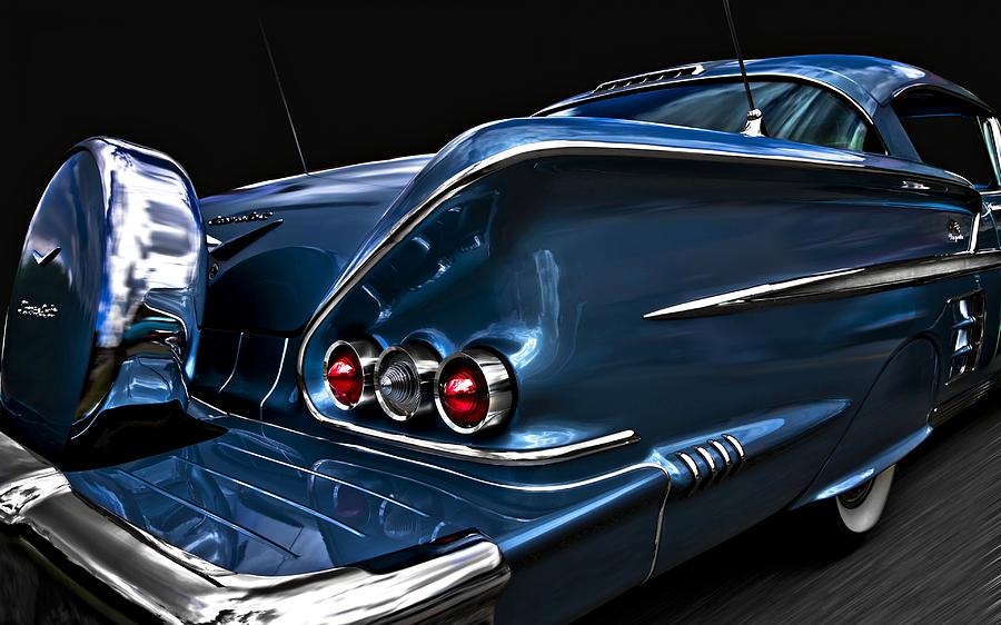 1958 Chevrolet Bel Air Impala Photograph by Movie Poster Prints