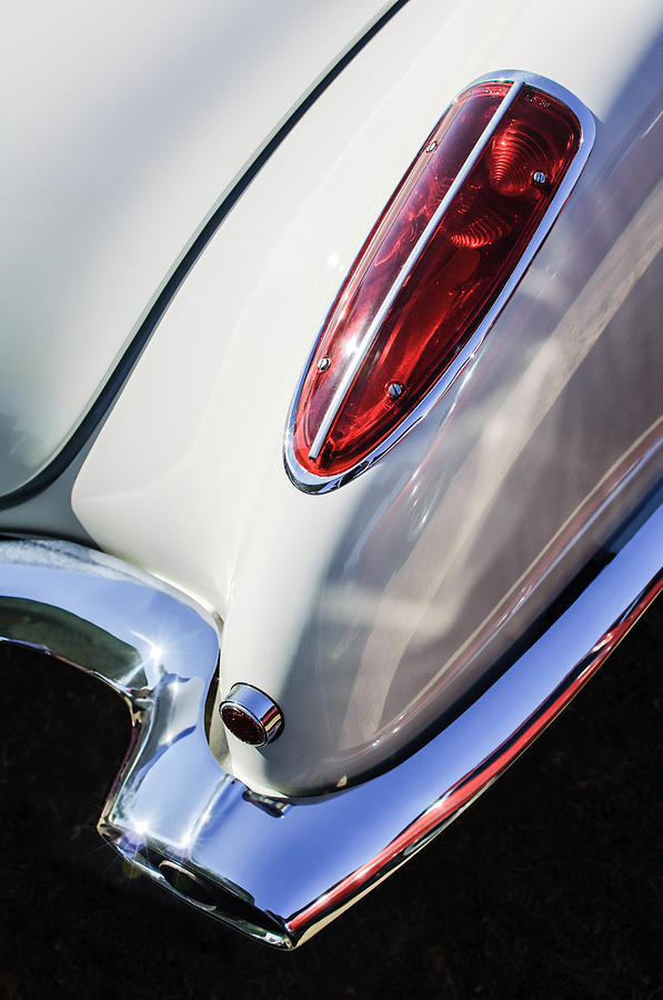 1958 Chevrolet Corvette Tail Light -0131c Photograph by Jill Reger