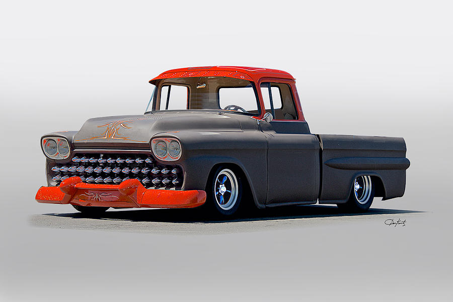 1958 Chevrolet Custom Pickup Photograph by Dave Koontz - Pixels