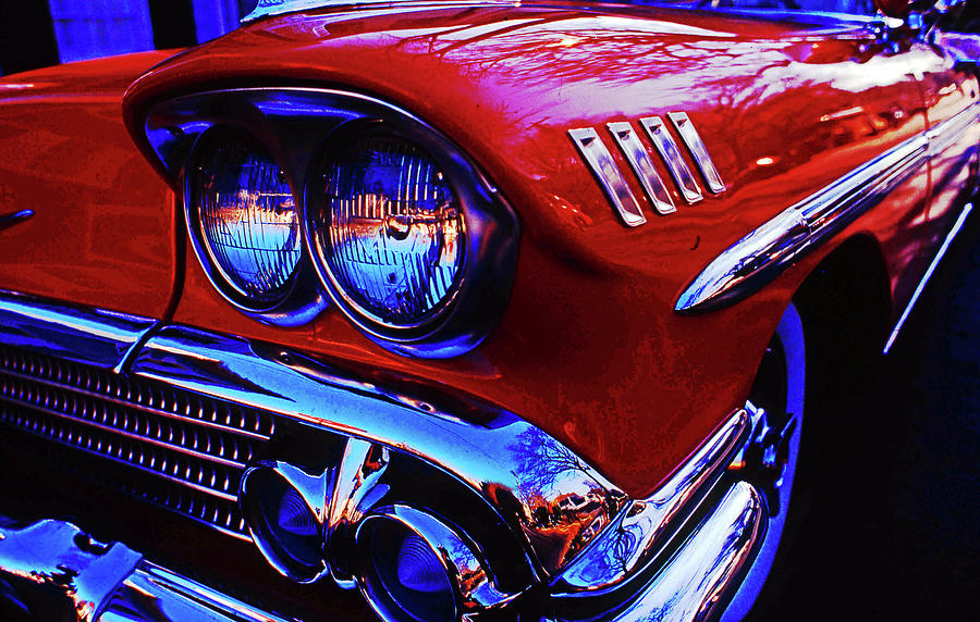 1958 Chevrolet Impala Photograph by Bill Jonscher