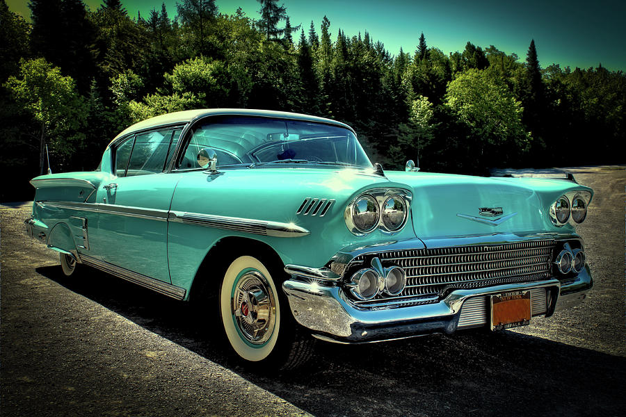 Transportation Photograph - 1958 Chevrolet Impala by David Patterson
