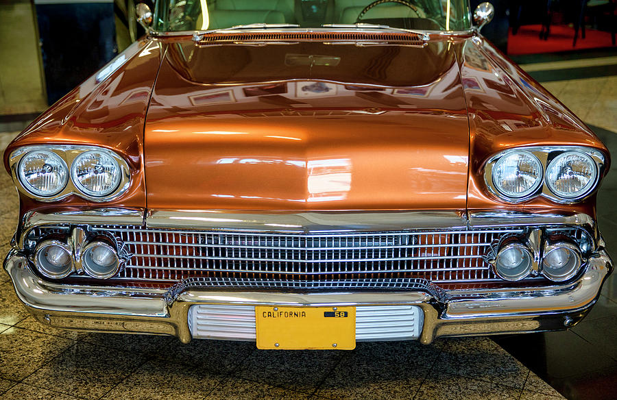1958 Chevy Impala Photograph by Gene Parks