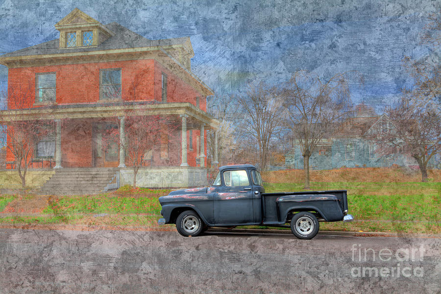 Truck Photograph - 1958 Chevy Pickup by Larry Braun