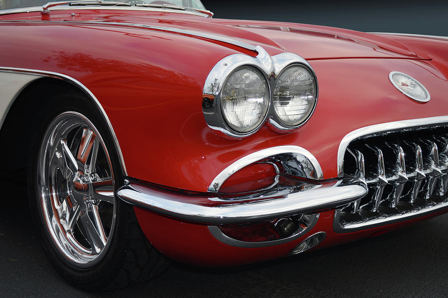 1958 Corvette Classic Photograph by Bill Dutting