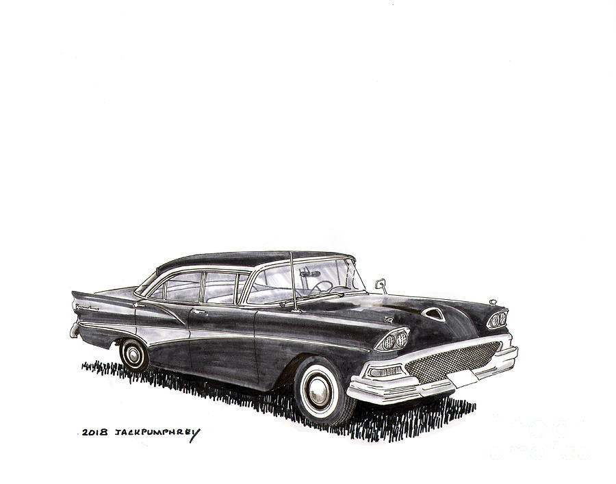 1958 Ford Fairlane Sedan Painting