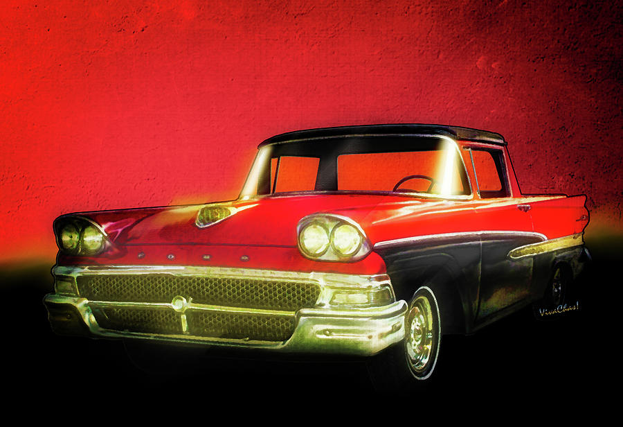 1958 Ford Ranchero 1st Generation Photograph by Chas Sinklier