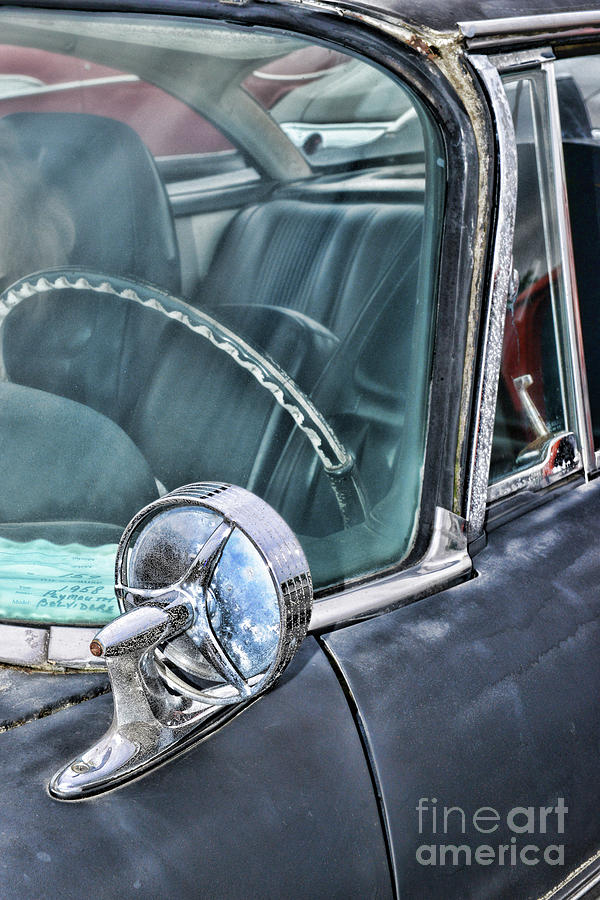1958 Plymouth Belvidere Side View Mirror Photograph by Paul Ward