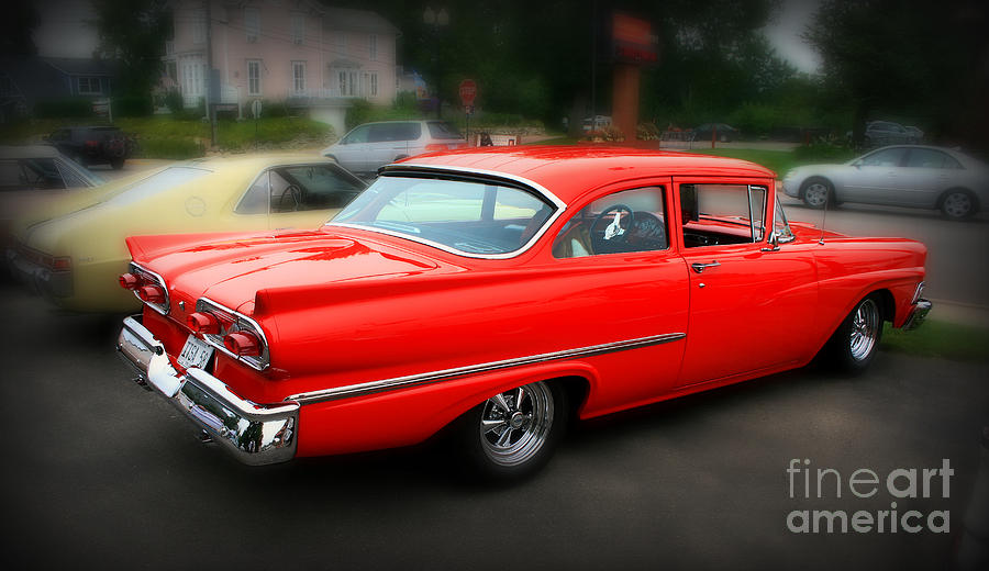 1958 Red Classic Photograph by Perry Webster