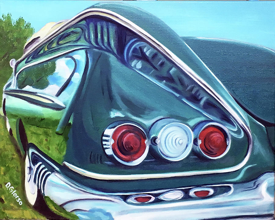 1958 Reflections Painting by Dean Glorso