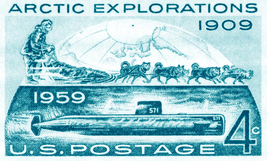1959 Arctic Explorations Painting by Historic Image