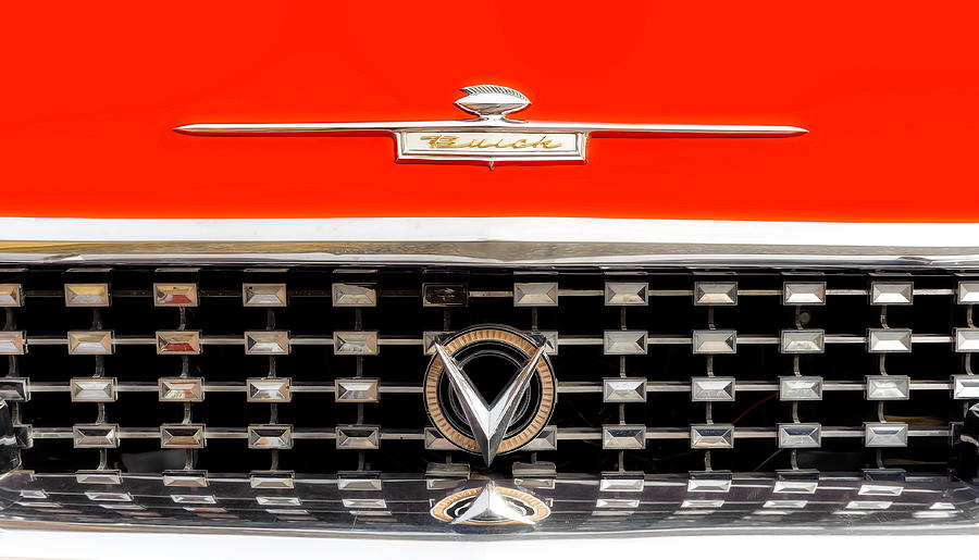 1959 Buick Electra 225 Hood-Grille Ornaments - 59BUHDORN1 Photograph by Frank J Benz
