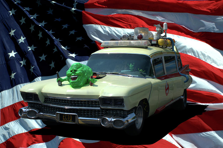 1959 Ghostbusters Cadillac Ambulance Photograph by Tim McCullough