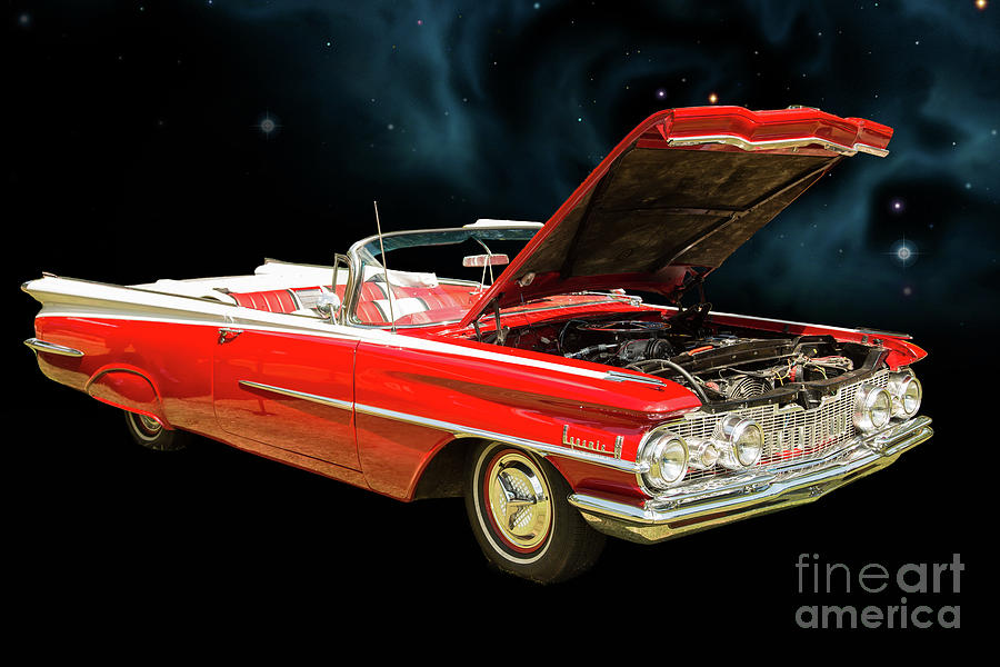1959 Oldsmobile Convertible 5539.01 Photograph by M K Miller