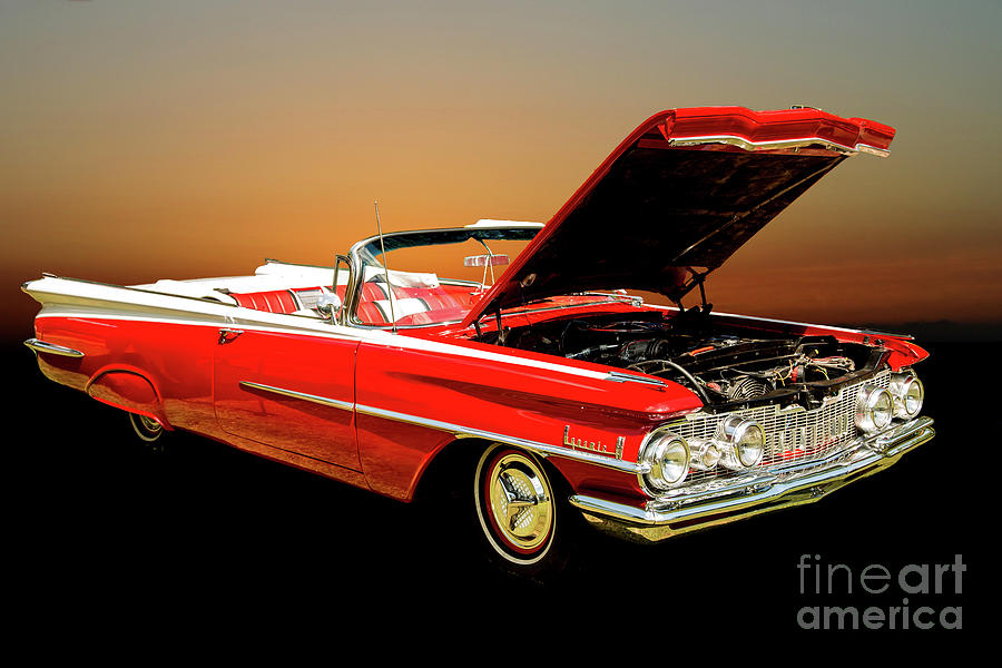 1959 Oldsmobile Convertible 5539.02 Photograph by M K Miller