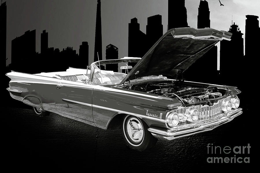 1959 Oldsmobile Convertible 5539.16 Photograph by M K Miller
