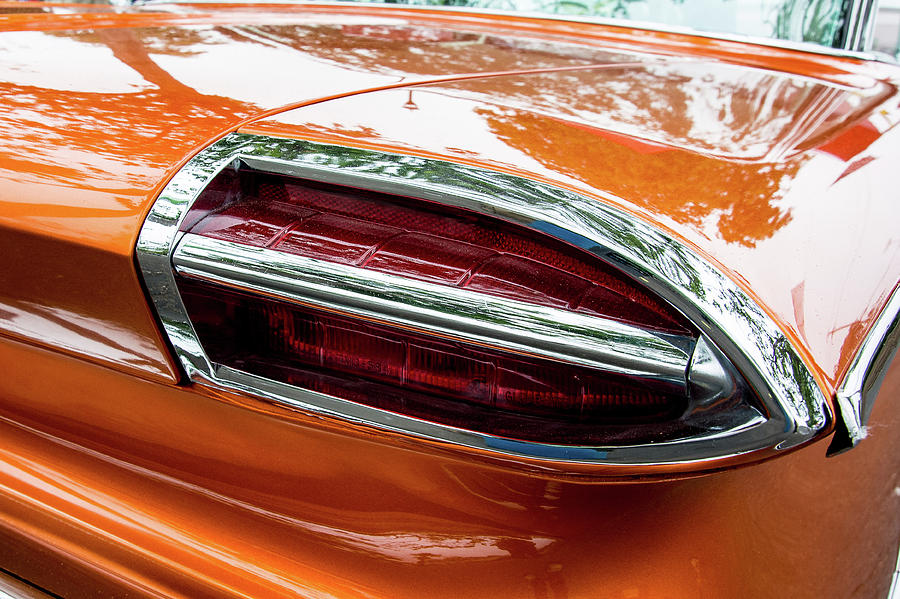 Transportation Photograph - 1960 Oldsmobile Dynamic 88 Taillight by Ed Hughes