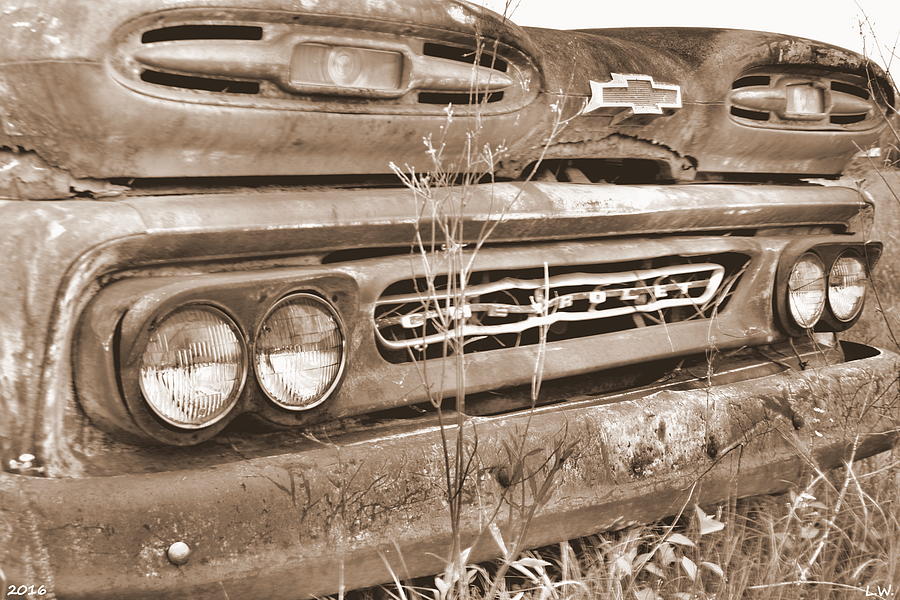 1961 Chevrolet Apache 10 Sepia 2 Photograph by Lisa Wooten
