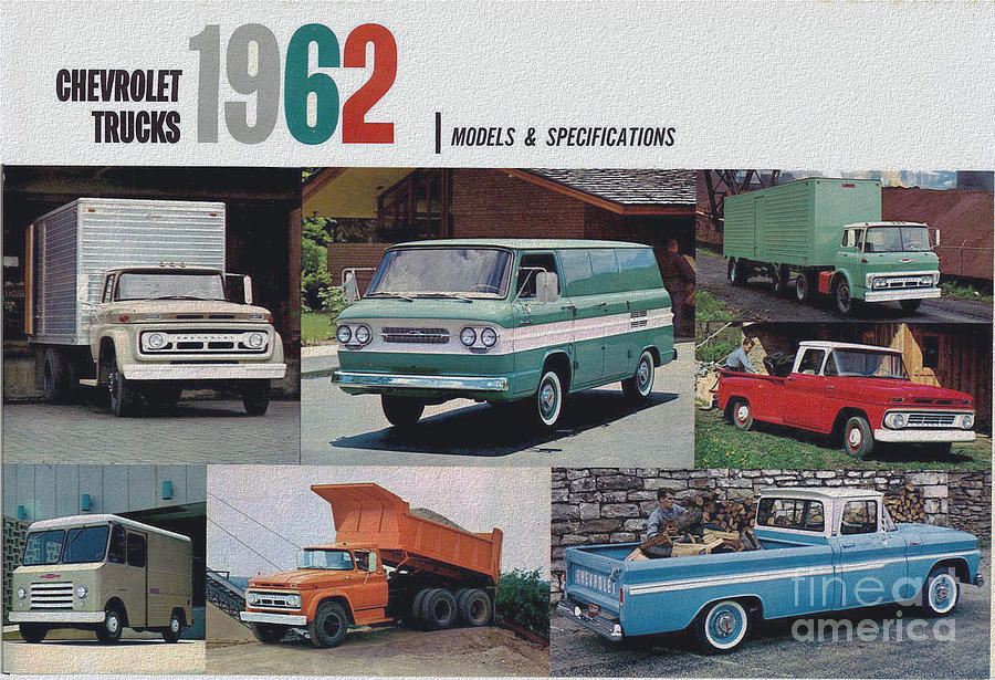 1962 Chevrolet Truck Models Photograph by Vintage Collectables