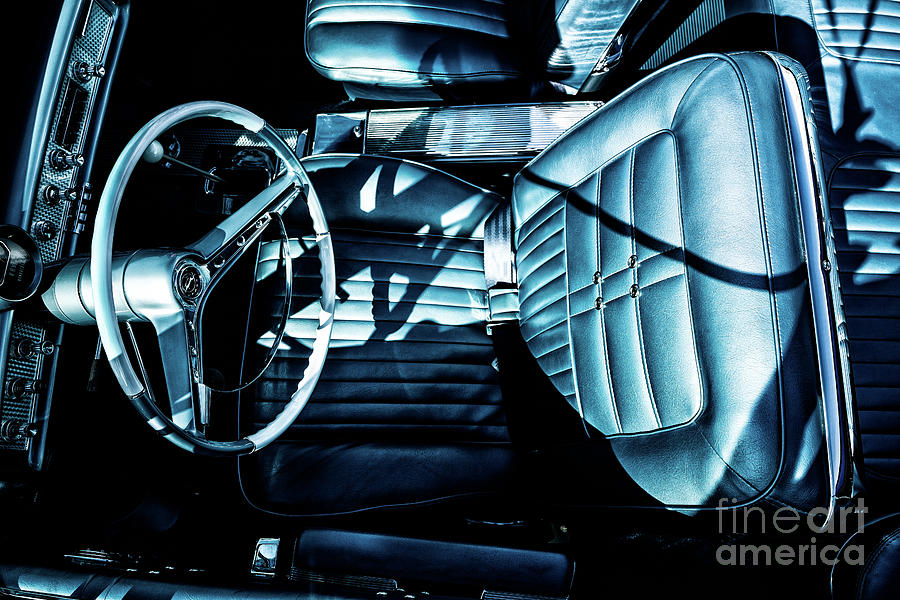 1963 Chevrolet Impala SS Interior Photograph by M G Whittingham
