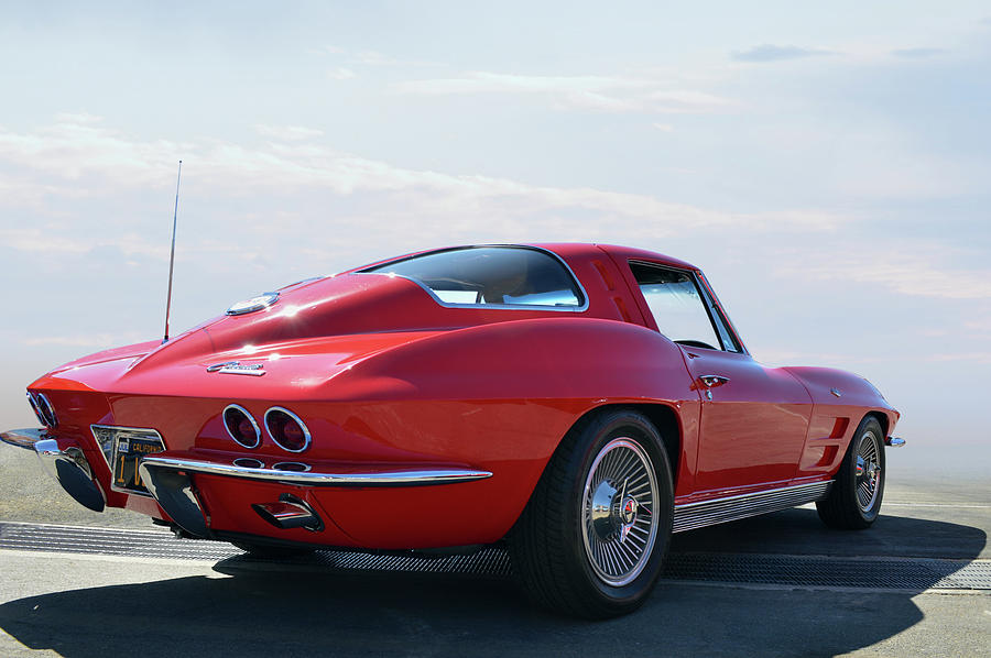 Transportation Photograph - 1963 Corvette Coupe by Bill Dutting