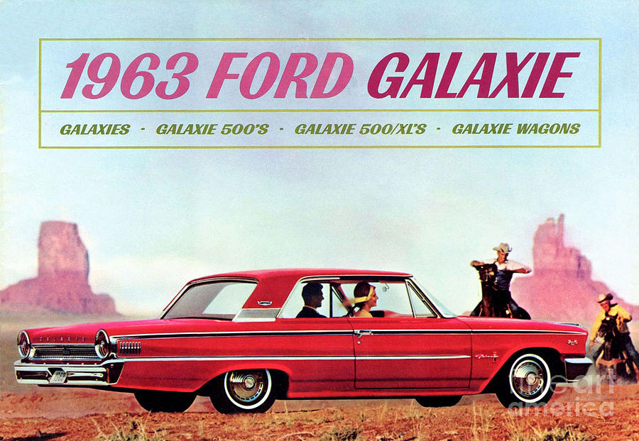1963 Ford Galaxie Photograph by Vintage Collectables
