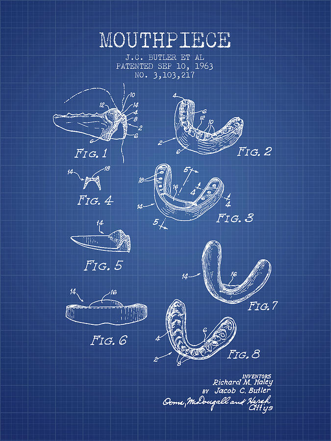 1963 Mouthpiece Patent Spbx15_bp Digital Art