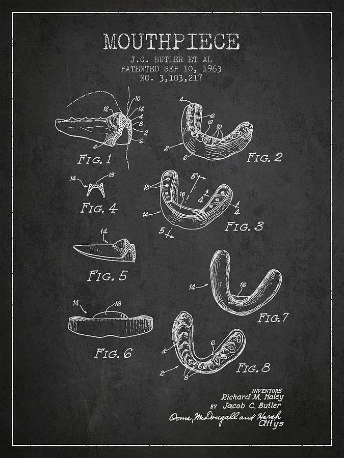 1963 Mouthpiece Patent Spbx15_cg Digital Art