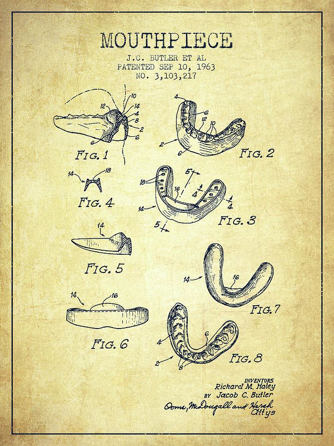 1963 Mouthpiece Patent Spbx15_vn Digital Art