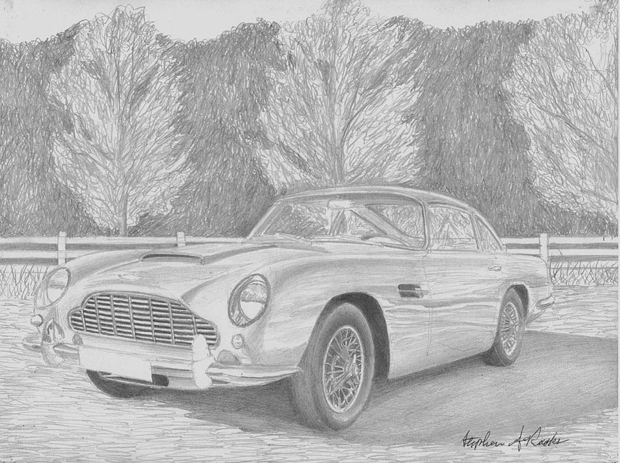 aston martin db5 drawing