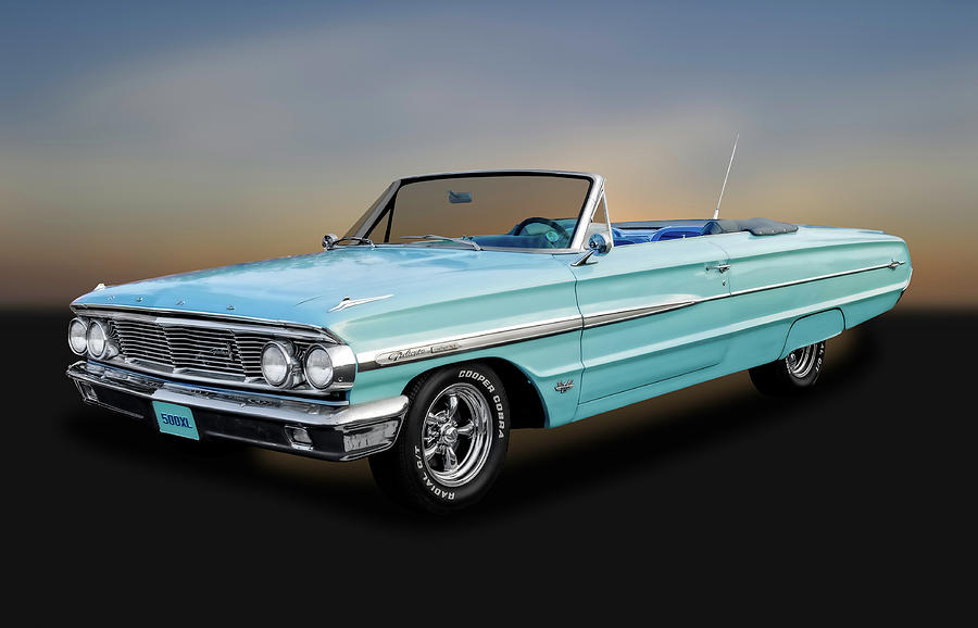 1964 Ford Galaxie 500XL 390 Cubic Inch Convertible  -  64GAL500XLCV9222 Photograph by Frank J Benz