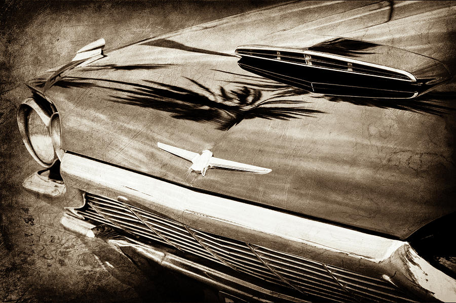 1964 Ford Thunderbird Grille Emblem -0519s Photograph by Jill Reger