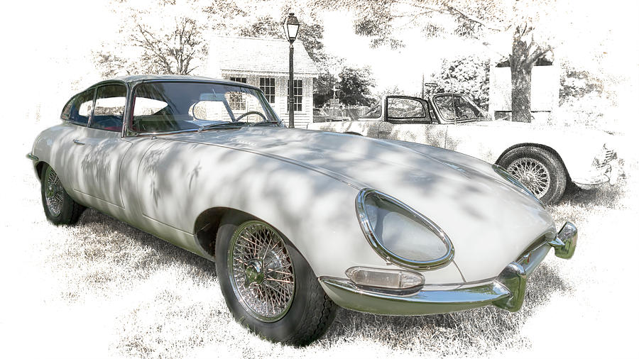 1964 Jaguar E Type Photograph by Susan Rissi Tregoning